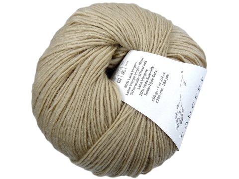 SILKY LACE 151 PIASEK SAHARY włóczka Concept by Katia 50g 260m wełna merynos z jedwabiem sklep z włóczkami Katii