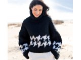 LOVE WOOL 108 CZARNA włóczka KATIA 100g 50m włóczki wełna czesankowa dziewicza 100% hurtownia włóczek Kati Warszawa