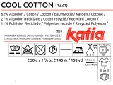 COOL COTTON 87 JASNE ECRU RED BLUE YELLOW włóczka Katia 50g 145m multi bawełna w multi kolorze sklep z włóczkami Katii