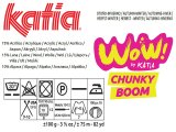 WoW Chunky Boom 301 MIX KOLORÓW włóczka KATIA 100g 75m sklep z włóczkami Warszawa wełna czesankowa z alpacą mix wełny