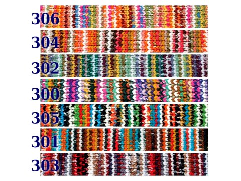 WoW Chunky Boom 303 MIX KOLORÓW włóczka KATIA 100g 75m sklep z włóczkami Warszawa wełna czesankowa OSTATNIE MOTKI