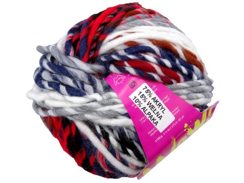 WoW Chunky Boom 303 MIX KOLORÓW włóczka KATIA 100g 75m sklep z włóczkami Warszawa wełna czesankowa OSTATNIE MOTKI