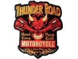 THUNDER ROAD 1 szt B-469 Naszywki termo duże  haftowane moto biker do kurtki tył kamizelki największy wybór w Warszawie