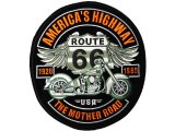 AMERICA'S HIGHWAY 1szt B-464 Naszywki termo duże  haftowane moto biker do kurtki tył kamizelki największy wybór w Warszawie