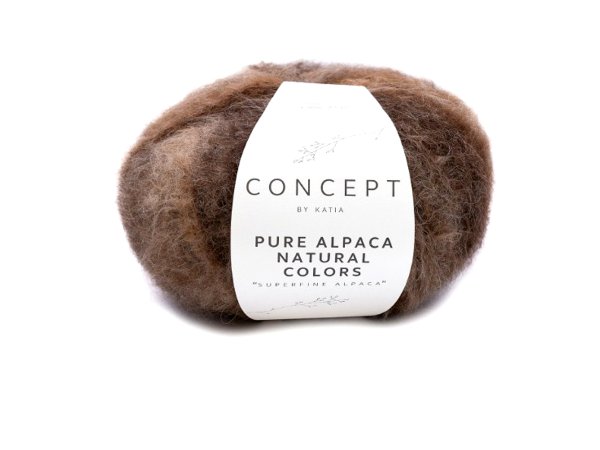 Pure Alpaca Natural Colors 100 BEŻE BRĄZY KATIA 50g 100m włóczka SUPERFINE ALPACA nowość na 2024/2025