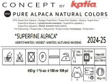 Pure Alpaca Natural Colors 101 ECRU BRĄZY KATIA 50g 100m włóczka SUPERFINE ALPACA nowość na 2024/2025