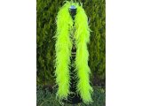 Szal boa FLUO YELLOW NEON 2 ply elegancki pióra strusie 1szt/ 1,8m 2PLY dwie warstwy piór strusia