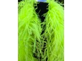 Szal boa FLUO YELLOW NEON 2 ply elegancki pióra strusie 1szt/ 1,8m 2PLY dwie warstwy piór strusia