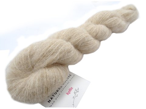 SILKY ALPACA NATURAL COLORS 101 KREM ECRU włóczka Concept by Katia 25g 150m wełna alpaka z jedwabiem hit 2024/2025