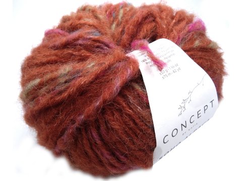 SOHO ALPACA 304 RUDY/RÓŻ/NIEBIESKI włóczka KATIA 50g 70m mix alpaki włóczki NOWOŚĆ 2024/25 sklep z wełną GOLD-POL