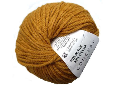 ESSENTIAL ALPACA 84 MIODOWY włóczka KATIA 50g 80m wełna 100% tanie włóczki sklep z wełną GOLD-POL Warszawa