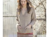 SUPREME MERINO 87 MELANGE LATTE 50g 75m Katia włóczka 55% merino/alpaka wełna czesankowa mulesing free sklep z włóczkami