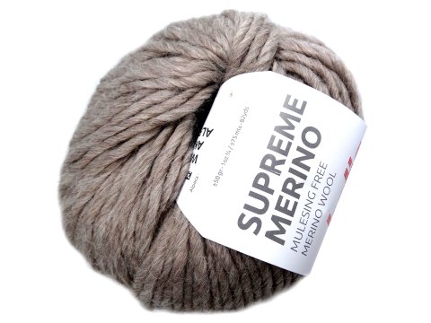 SUPREME MERINO 87 MELANGE LATTE 50g 75m Katia włóczka 55% merino/alpaka wełna czesankowa mulesing free sklep z włóczkami