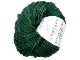 COTTON-MERINO VOLUME 215 ZIELONY FOREST włóczka KATIA Concept 50g 100m Cieniowana po grubości sklep z włóczkami Goldpol