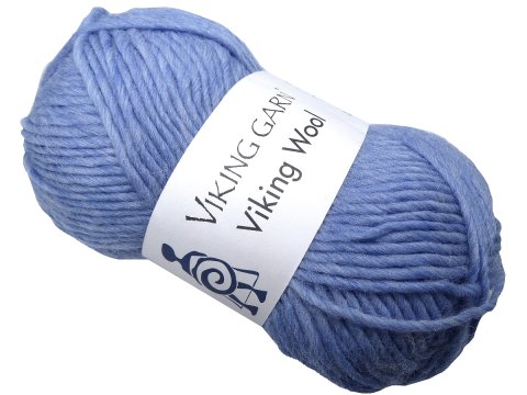 VIKING WOOL włóczka 524 BŁĘKITNY Viking Garn 50g 100m 100% wełna czesankowa na sweter czapkę sklep GOLD-POL Warszawa