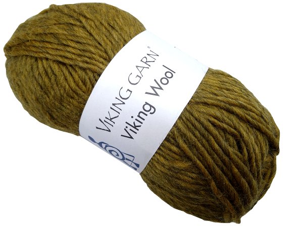 VIKING WOOL włóczka 544 MUSZTARDA Viking Garn 50g 100m 100% wełna czesankowa na sweter czapkę sklep GOLD-POL Warszawa