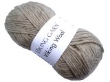 VIKING WOOL włóczka 504 BEŻ MELANGE Viking Garn 50g 100m 100% wełna czesankowa na sweter czapkę sklep GOLD-POL Warszawa