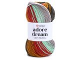 Adore Dream  69 MIX MIÓD BRĄZ SZARY włóczka YarnArt 100g 280m włóczki ombre cieniowane anti-pilling dla dzieci nie mechaci się