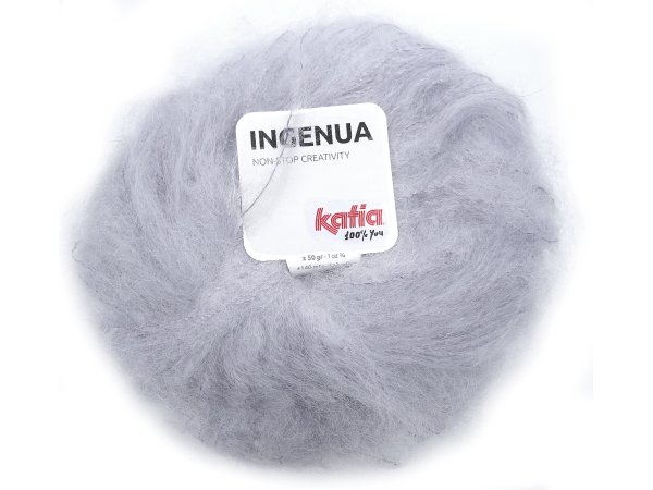 INGENUA 71 FIOLET ZGASZONY włóczka KATIA 50g 140m włóczki Katii moher na sweter KONIEC KOLORU W KOLEKCJI