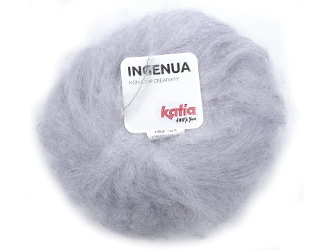 INGENUA 71 FIOLET ZGASZONY włóczka KATIA 50g 140m włóczki Katii moher na sweter KONIEC KOLORU W KOLEKCJI