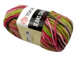 Jeans Crazy 7206 MIX PINK DARK YarnArt 50g 160m mix cieniutkiej bawełny na letnie dzianiny maskotki dostępne w Goldpol Warszawa