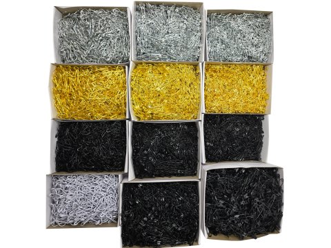 Agrafki do numerów startowych 22mm "00" STALOWE cena za 1728szt agrafka luzem krawieckie metalowe importer Goldpol Warszawa