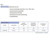 LENO 40 nici lniane do szycia ARIADNA CZARNE-1819 cena za 1 sztukę 500m krawieckie do maszyny sklep Goldpol Warszawa