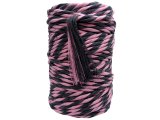Sznurek 5mm GRANDE MIX CANDY PINK + DARK GREY bawełniany 100m mix kolorów do makramy makrama liść by GOLD-POL Warszawa