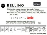 BELLINO 150g 100% eko 203 MIX WSZYSTKIEGO KATIA 550m włóczka w pięknym melanżu kolorów na chustę szal