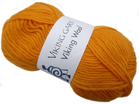 VIKING WOOL włóczka 540 ŻÓŁTY CIEMNY ŻÓŁTKO Viking Garn 50g 100m 100% wełna czesankowa na sweter czapkę sklep GOLD-POL Warszawa