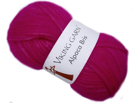 ALPACA BRIS włóczka 362 RÓŻ CIEMNY FUKSJA Viking Garn 50g 150m mix wełny baby alpaka i merino mega wydajna GOLD-POL Warszawa