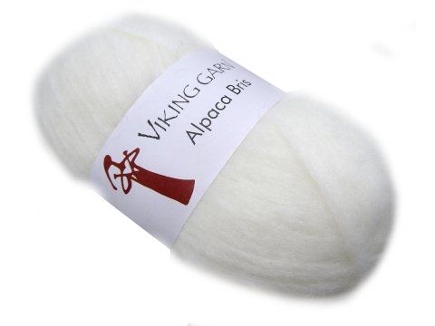 ALPACA BRIS włóczka 300 BIAŁY MLECZNY Viking Garn 50g 150m mix wełny baby alpaka i merino mega wydajna GOLD-POL Warszawa