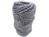 Sznurek 3mm 3PLY SREBRNY 25m by GOLD-POL trójskrętny świąteczny hurtownia sznurków GOLD-POL Warszawa