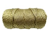 Sznurek 3mm 3PLY ZŁOTY 25m by GOLD-POL trójskrętny świąteczny hurtownia sznurków GOLD-POL Warszawa