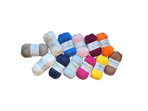 BJORK włóczka 520 BŁĘKIT ZGASZONY Viking Garn 50g 147m bambusowa cienka z połyskiem sklep z włóczkami online