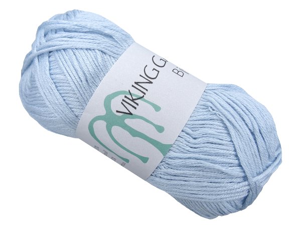 BJORK włóczka 520 BŁĘKIT ZGASZONY Viking Garn 50g 147m bambusowa cienka z połyskiem sklep z włóczkami online