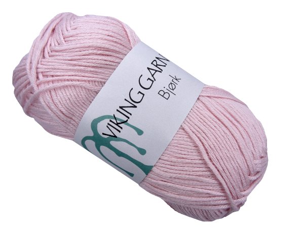 BJORK włóczka 565 RÓŻ SŁODKI Viking Garn 50g 147m bambusowa cienka śliska z połyskiem tylko w Goldpol