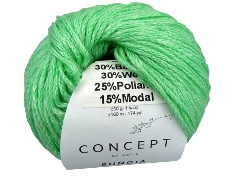 EUNOIA włóczka 101 ZIELONY MELANŻ Katia 50g 160m mix bawełny wełny włóczki Kati największy wybór w Warszawie