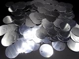 Cekiny kółka 20mm 1 SREBRNE rybia łuska cena za hurt 2500g 2,5kg sklep z cekinami największy wybór Warszawa