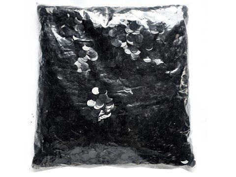 Cekiny kółka 15mm 31 CZARNE rybia łuska cena za 100g sklep z cekinami największy wybór Warszawa