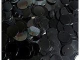 Cekiny kółka 15mm 31 CZARNE rybia łuska cena za 100g sklep z cekinami największy wybór Warszawa