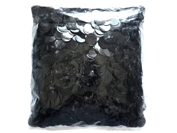 Cekiny kółka 30mm 31 CZARNE rybia łuska cena za hurt 2500g 2,5kg sklep z cekinami największy wybór Warszawa