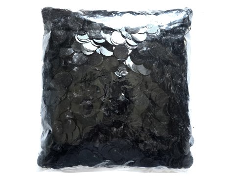 Cekiny kółka 30mm 31 CZARNE rybia łuska cena za 100g sklep z cekinami największy wybór Warszawa