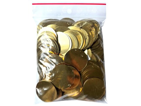 Cekiny kółka 30mm 6 ZŁOTE rybia łuska cena za 100g sklep z cekinami największy wybór Warszawa