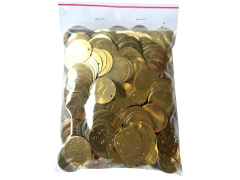 Cekiny kółka 20mm 6 ZŁOTE rybia łuska cena za 100g  sklep z cekinami największy wybór Warszawa