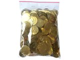 Cekiny kółka 20mm 6 ZŁOTE rybia łuska cena za 100g  sklep z cekinami największy wybór Warszawa