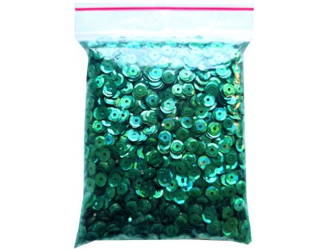 Cekiny kółka 6mm 2,5kg hologram exotic D33 Zielony Mięta cena za hurt 2500g sklep z cekinami największy wybór Warszawa