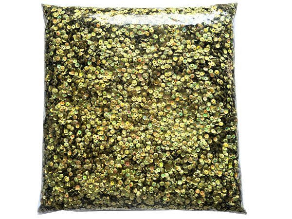 Cekiny kółka 6mm 2,5kg hologram exotic D30 Złote cena za hurt 2500g sklep z cekinami największy wybór Warszawa