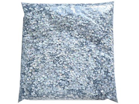 Cekiny kółka 6mm 100g hologram exotic D30 Srebrny lodowy cena detaliczna 100g sklep z cekinami największy wybór Warszawa