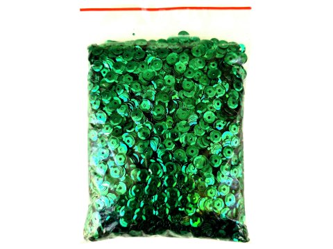 Cekiny kółka 6mm 2,5kg metallic 4 Zielony Trawa cena za hurt 2500g sklep z cekinami największy wybór Warszawa